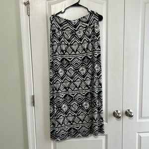 XL side split maxi skirt. AB Studio. NWT.